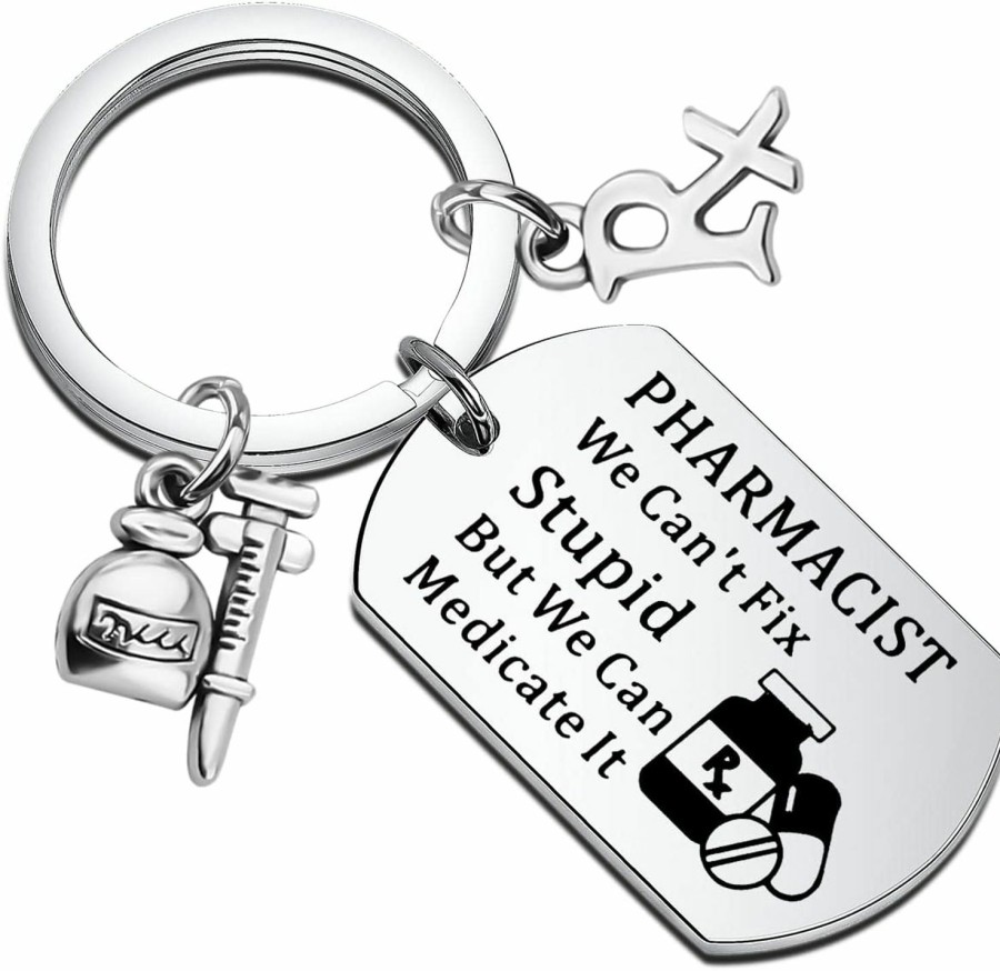 Online BLEOUK Bleouk Pharmacist Keychain Thank You Gifts For Pharmacist Pharmacy Tech Gift Graduation Gift For Her