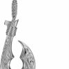 Online Hawaiian Silver Jewelry Sterling Silver Hand Engraved Reversible Hawaiian Fish Hook Pendant