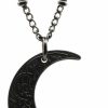 Hot Northstar Jewelry Northstar Jewelry Stainless Steel Crescent Moon Necklace Featuring A Beautiful Satellite Chain And Moon Pendant