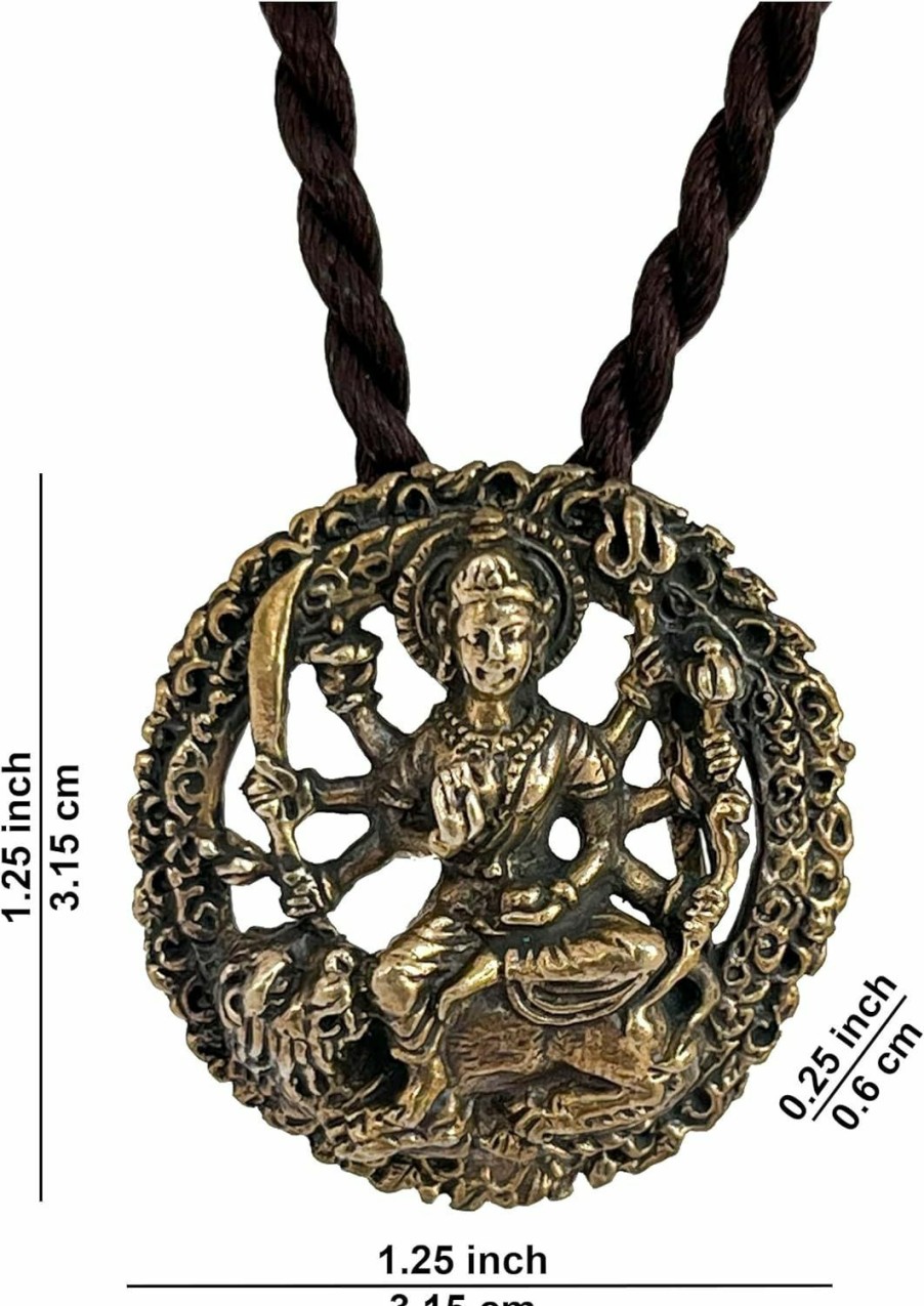 Hot Artschatz Artschatz Durga (Sanskrit: ) Round Brass Pendant