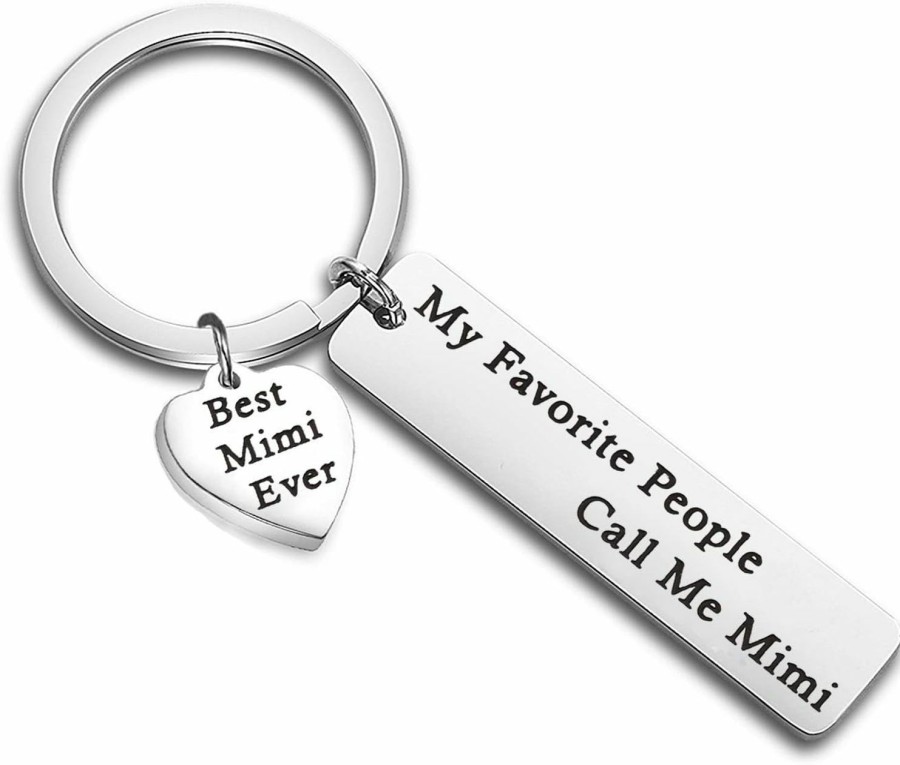 Online FEELMEM Feelmem Nanny Gift My Favorite People Call Me Nanny Keychain Best Nanny Ever Jewelry Babysitter Gift Grandma Gift (Mimi)