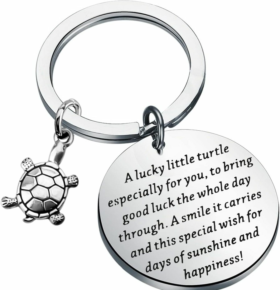 New TIIMG Sea Turtle Keychain Turtle Lovers Gifts For Women Lucky Turtle Jewelry Going Away Gifts For Friends