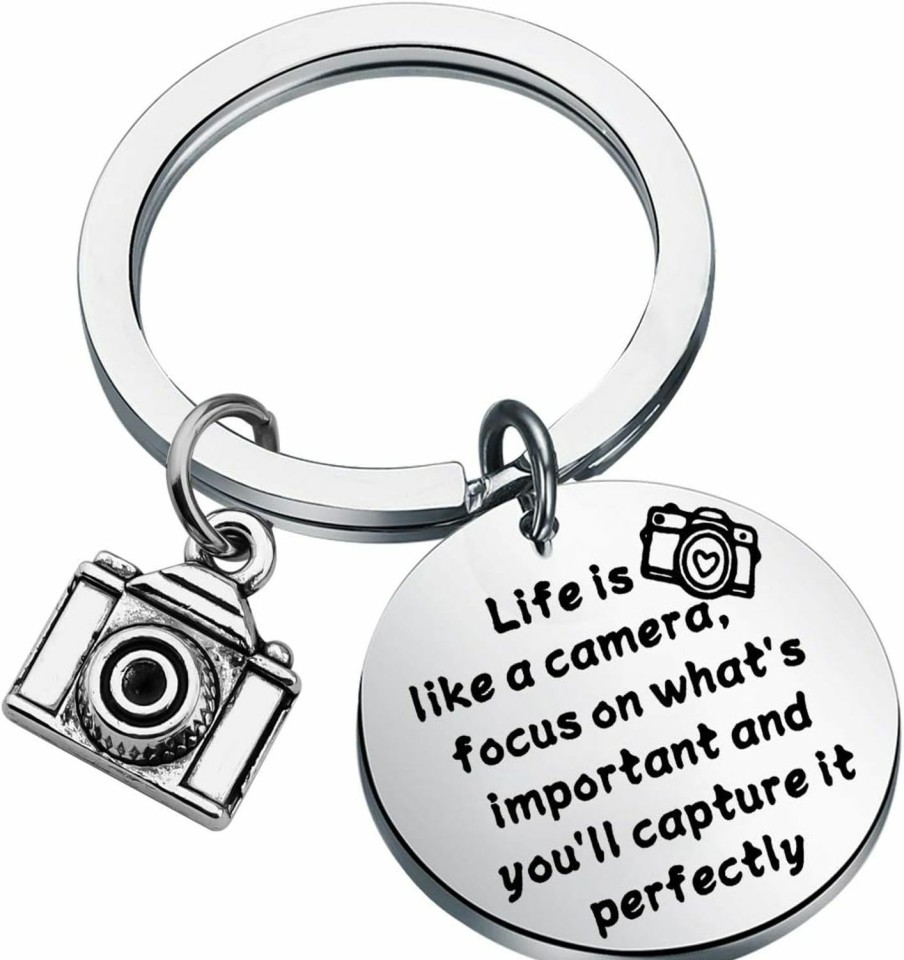 New FUSTMW Fustmw Photographer Gift Camera Charm Keychain Wedding Photographer Gift Camera Gifts