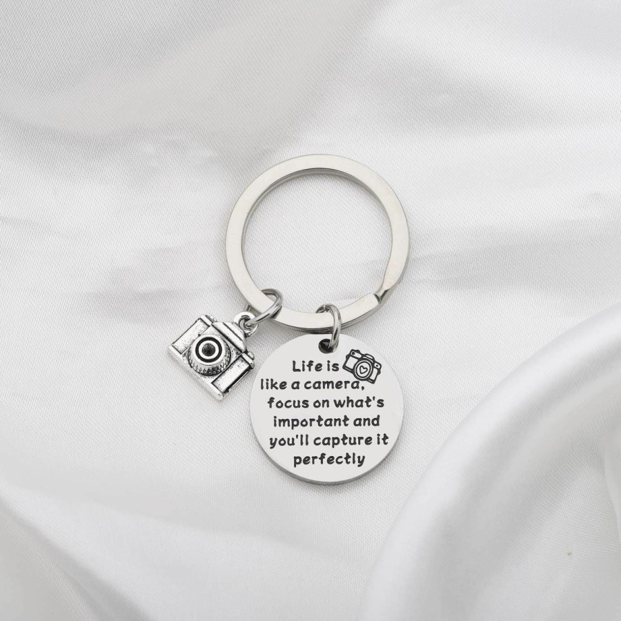 New FUSTMW Fustmw Photographer Gift Camera Charm Keychain Wedding Photographer Gift Camera Gifts