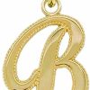 Wholesale Takar Takar Gold Initial Letter Pendant For Necklaces, 14K Gold A-Z Big Letter Charm Necklace Jewelry For Men And Women. Made In Usa