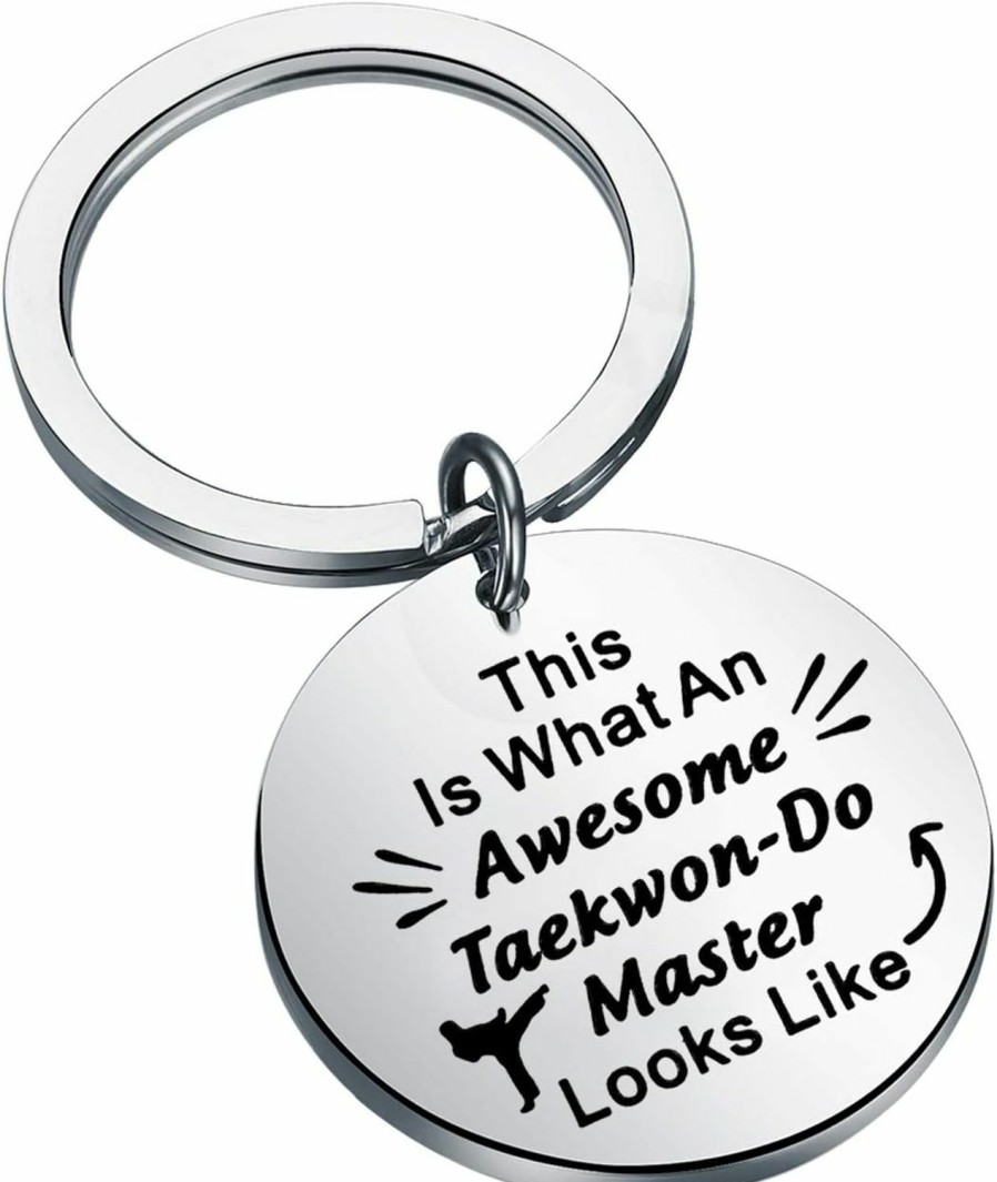 Hot PENQI Penqi Martial Arts Jewelry Taekwondo Gift Awesome Taekwon-Do Master Keychain