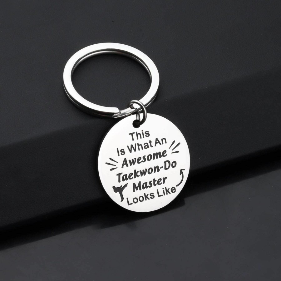 Hot PENQI Penqi Martial Arts Jewelry Taekwondo Gift Awesome Taekwon-Do Master Keychain