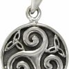 Clearance Moonlight Mysteries Sterling Silver Small Celtic Knot Triskelion Pendant