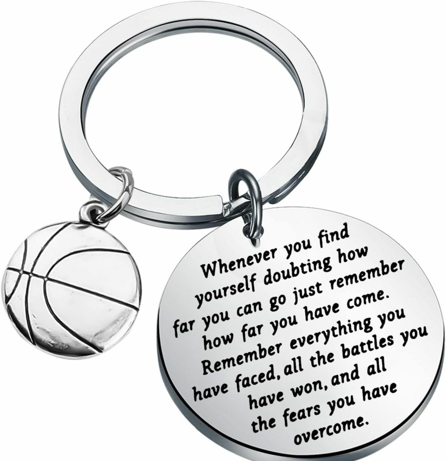 Wholesale Lywjyb Birdgot Lywjyb Birdgot Basketball Player Gift Basketball Lover Keychain Jewelry Inspirational Gifts