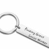 Best FEELMEM Feelmem Fucking Great Social Worker Keychain Appreciation Gift For Social Worker Msw Graduation Gift