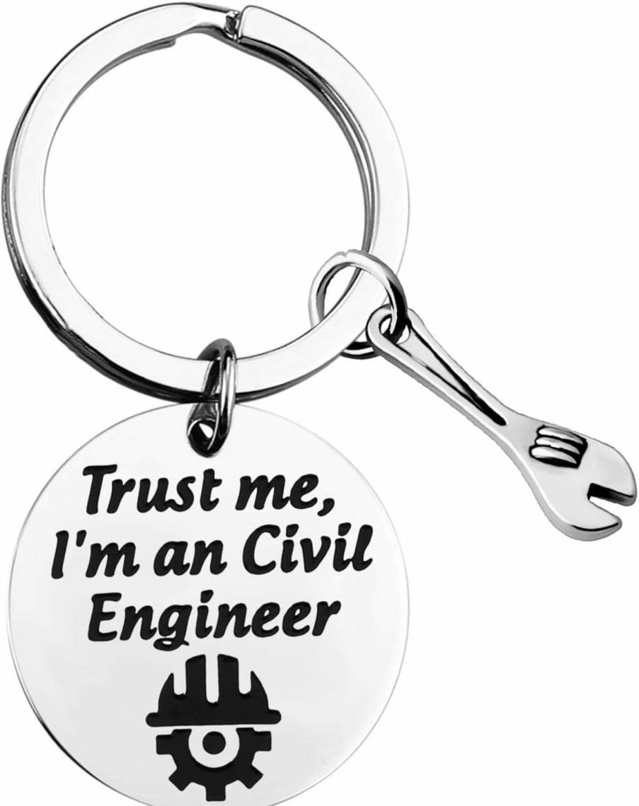 Clearance FAADBUK Faadbuk Engineer Keychain Civil Engineer Gift Trust Me I'M An Civil Engineer Civil Engineer Graduation Gift