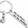 Wholesale WSNANG Wsnang Funny Monkey Keychain Not My Circus Not My Monkeys Keychain Retirement Gift