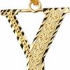 Best Claddagh Gold Personalized 14K Yellow Gold Initial Letters A-Z Charm Pendant