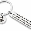 Wholesale WUSUANED Wusuaned Little Prince Quote Keychain With Heart Can See Rightly The Essential Is Invisible To The Eye Gift For Book Lovers