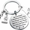 Online LQRI Lqri Dna Double Helix Charm Microscope Charm Keychain Chemistry Biology Gift Be Confident Keychain Science Graduation Gift