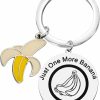 Online BEKECH Bekech Banana Lover Gift Just One More Banana I Promise Banana Charm Summer Fruit Themed Keychain For Fruit Lovers