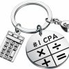 Hot CYTING Cyting Accountant Gift 1 Cpa Keychain With Calculator Money Bag Charm Accouting Jewelry Appreciation Gift For Cpa Bookkeeper