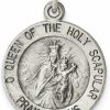 New FindingKing Sterling Silver Scapular Medal