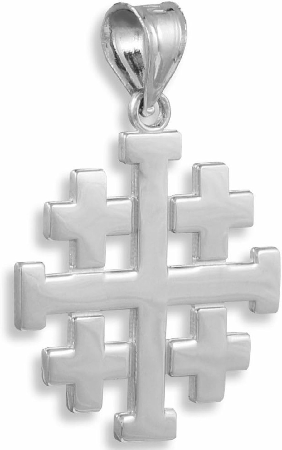 Best Claddagh Gold Claddagh Gold 925 Sterling Silver Templar Crusaders Jerusalem Cross Pendant