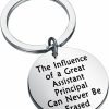 Online FEELMEM Feelmem Assistant Principal Keychain Principal Teacher Gift Retirement Gift