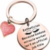 New MYOSPARK Myospark Esthetician Gifts Esthetician Because Badass Miracle Worker Isn'T An Official Job Title Keychain