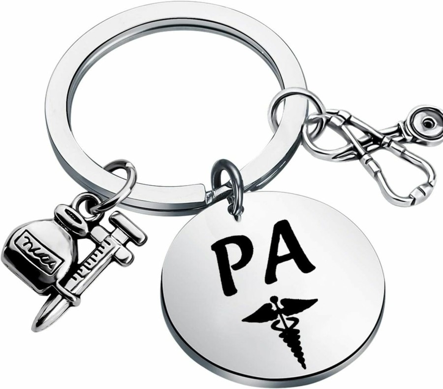 Best FUSTMW Fustmw Physicians Assistant Gift Pa Caduceus Keychain Medical Graduation Gifts