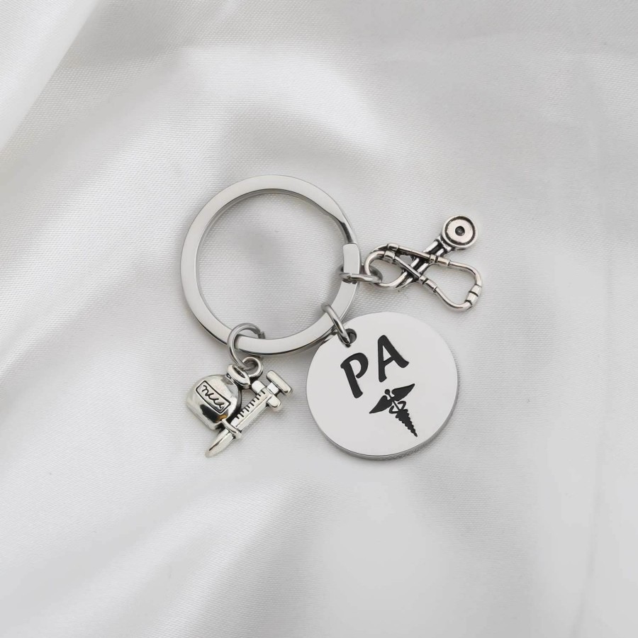 Best FUSTMW Fustmw Physicians Assistant Gift Pa Caduceus Keychain Medical Graduation Gifts