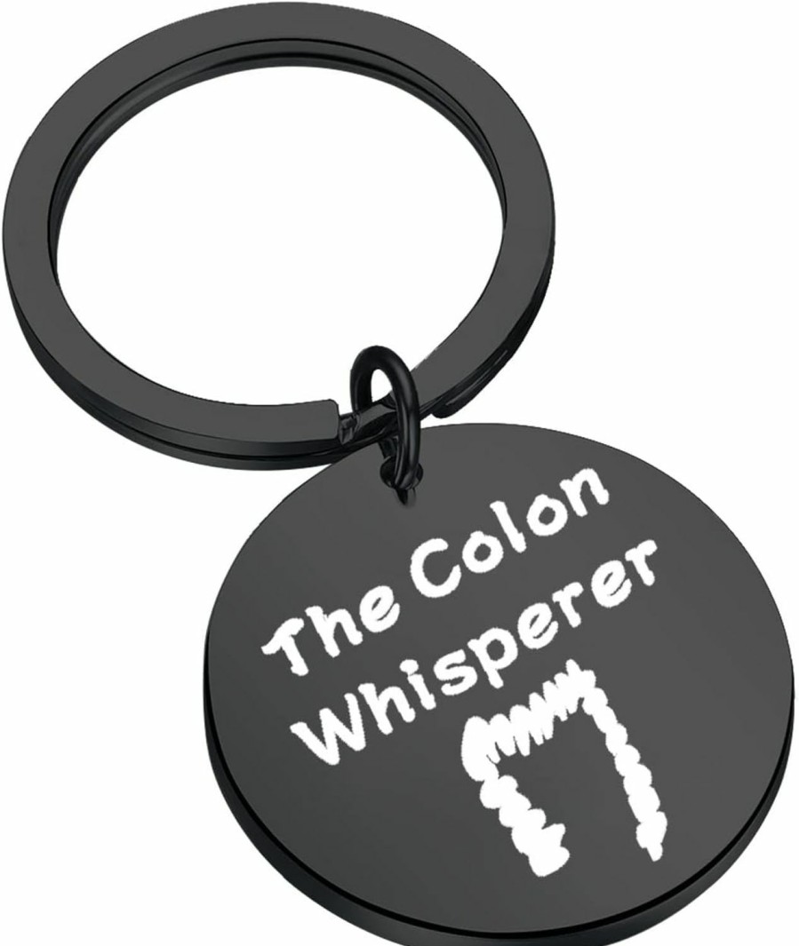 Online FEELMEM Feelmem Gastroenterologist Gift Proctologist Gift The Colon Whisperer Keychain Funny Proctology Gift