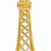 Online Claddagh Gold Fine 14K Gold Eiffel Tower Charm Charm Pendant