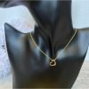 New Million Charms 14K Yellow Gold Hearts Charm Slide Pendant, Mini Floating Heart