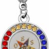 Hot LQRI Lqri Oes Gift The Eastern Star Gift Oes Zipper Pull Oes Sorority Jewelry Sorority Gift For Women Men