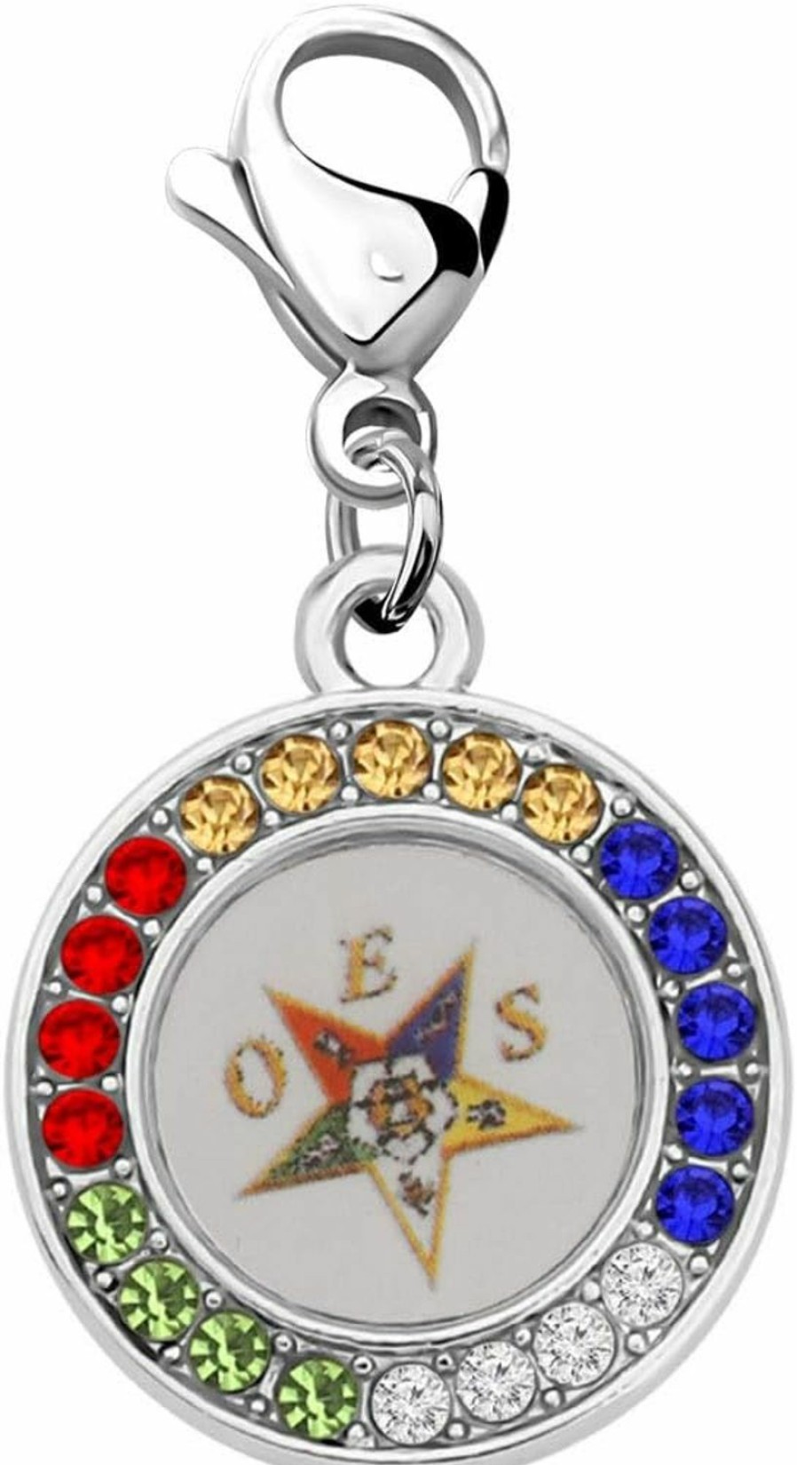 Hot LQRI Lqri Oes Gift The Eastern Star Gift Oes Zipper Pull Oes Sorority Jewelry Sorority Gift For Women Men