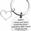 Online BLEOUK Bleouk Pappy Keychain Grandpa Gift Father'S Day Gift Birthday Gift For Grandpa Pappy