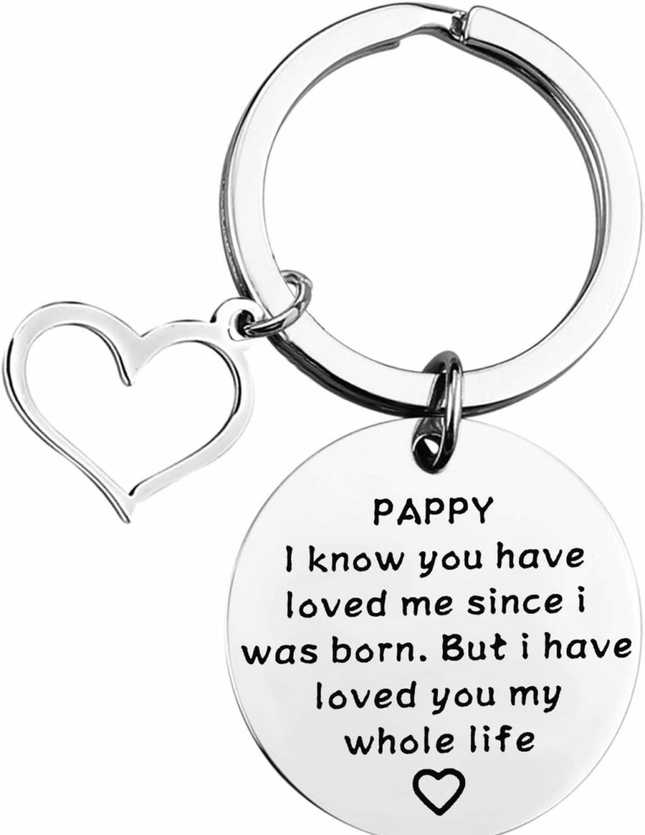 Online BLEOUK Bleouk Pappy Keychain Grandpa Gift Father'S Day Gift Birthday Gift For Grandpa Pappy