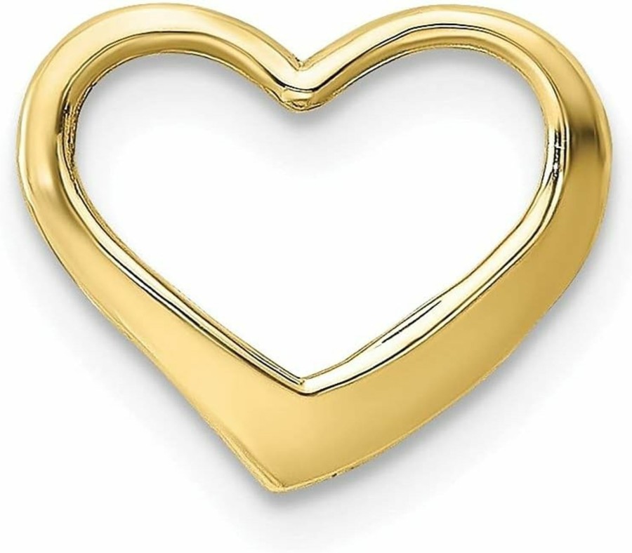 Clearance Auriga Fine Jewelry Auriga Fine Jewelry 10K Yellow Gold Floating Heart Charm Fine Jewelry For Women