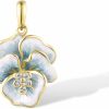 Online Santuzza Santuzza 10K Solid Gold Enamel Flower Pendant Without Chain For Women