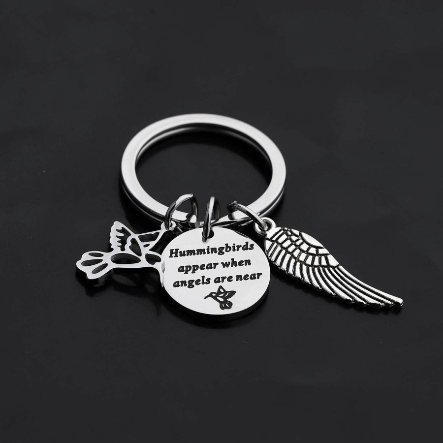 Hot Gzrlyf Gzrlyf Hummingbird Keychain Hummingbirds Appear When Angels Are Near Hummingbird Memorial Gifts For Loss Of Loved One