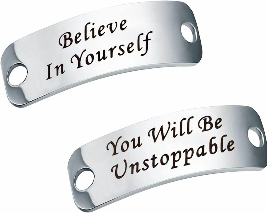 Online BEKECH Bekech Runner Shoe Lace Tag Believe In Yourself You Will Be Unstoppable Trainer Tags For Runner Marathon Gift Fitness Gift