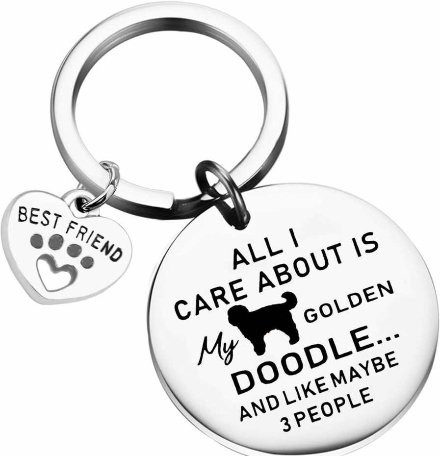 Hot TIIMG Tiimg Goldendoodle Keychain Goldendoodle Gifts For Dog Lovers Dog Pet Lover Gifts Animal Lover Gifts