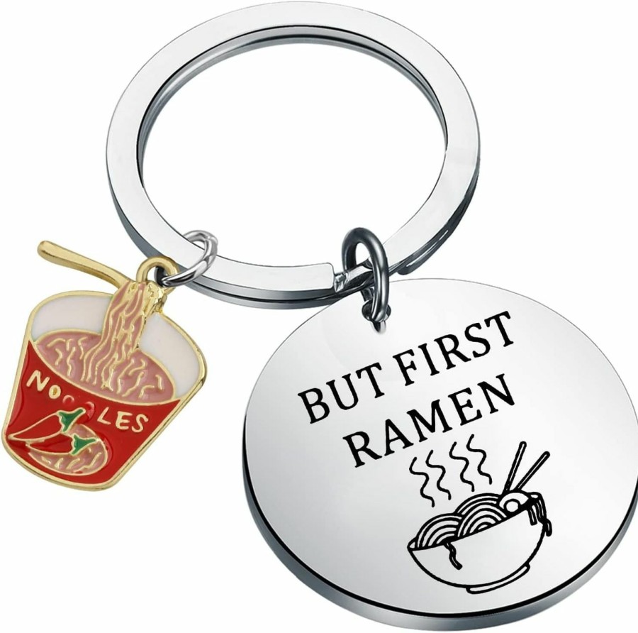 Hot bobauna Bobauna Ramen Keychain Noodle Lover Gift But First Ramen Gift For Ramen Fan Foodie