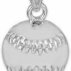 Online Claddagh Gold Baseball/Softball Sterling Silver Sports Charm Pendant