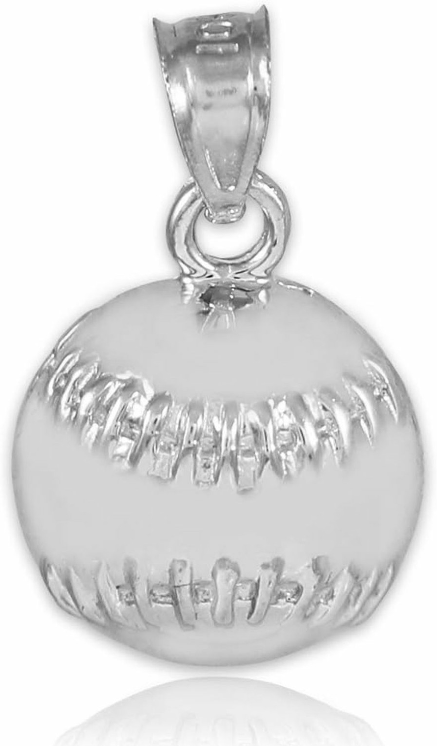 Online Claddagh Gold Baseball/Softball Sterling Silver Sports Charm Pendant