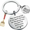 New AKTAP Aktap Cooking Jewelry Chef Keychain May You Be Proud Of The Work You Do Gifts For Cooks Cooking Lover Gift (Chef Keychain)