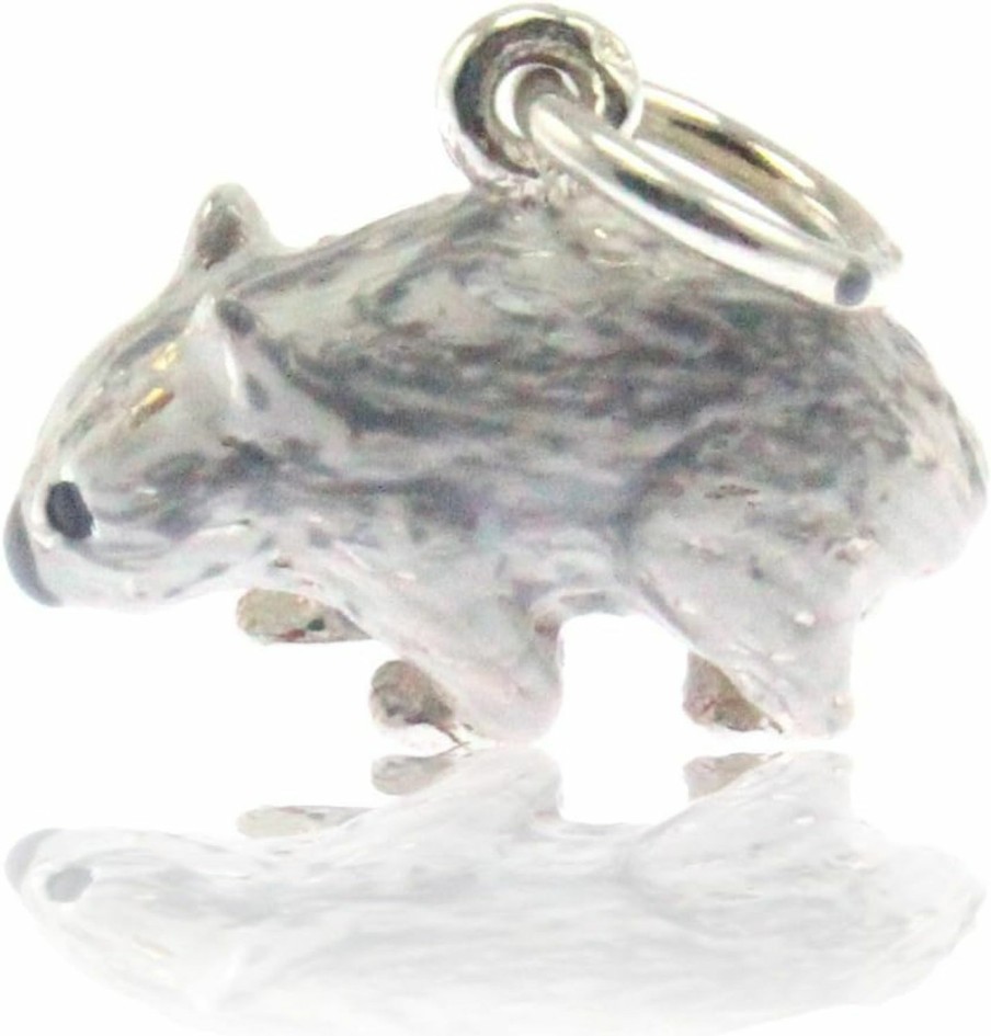 Online W | S WITHLOVE SILVER Withlovesilver Sterling Silver 925 Cute Enamel 3D Wombat Pendant