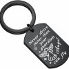 Best WUSUANED Wusuaned Never Drive Faster Than Your Guardian Angel Can Fly Keychain New Driver Gift Sweet 16 Gift Clasps For Jewelry