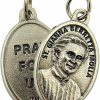 Hot LM Lumen Mundi Lm Silver Toned Base Saint Gianna Beretta Molla Pray For Us Medal, 1 Inch