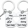 Clearance Lywjyb Birdgot Lywjyb Birdgot Movie Inspired Gift Friendship Gift Hey Let'S Do Get Help Keychain