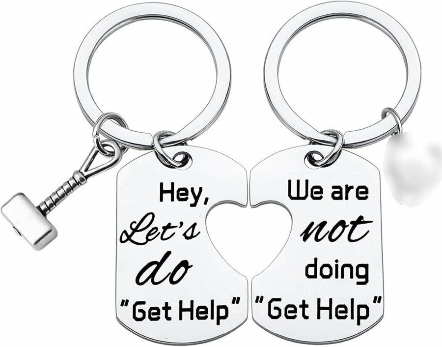 Clearance Lywjyb Birdgot Lywjyb Birdgot Movie Inspired Gift Friendship Gift Hey Let'S Do Get Help Keychain