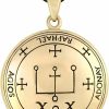 Hot Moonlight Mysteries Bronze Sigil Of Archangel Raphael Talisman Necklace