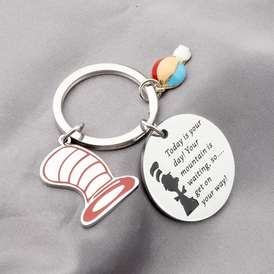 Wholesale BLEOUK Bleouk Dr Inspirational Keychain Seuss Teacher Thank You Gift Motivational Quote Gift